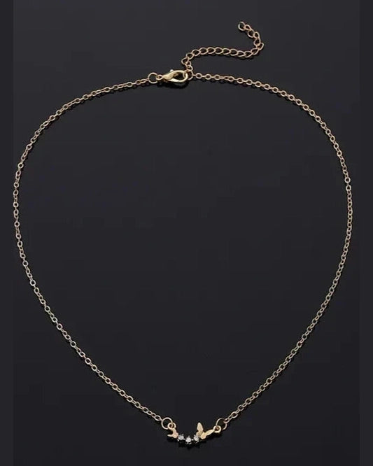 Double Butterfly Necklace