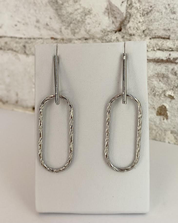 Bar and Hoop Earring