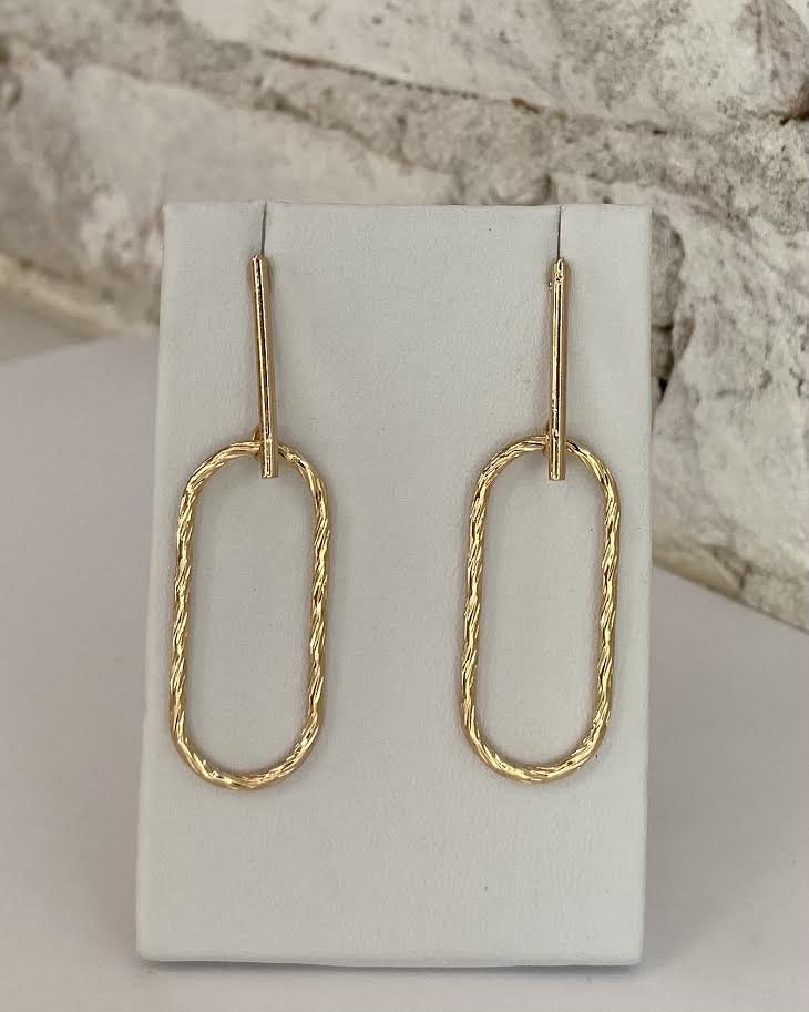 Bar and Hoop Earring