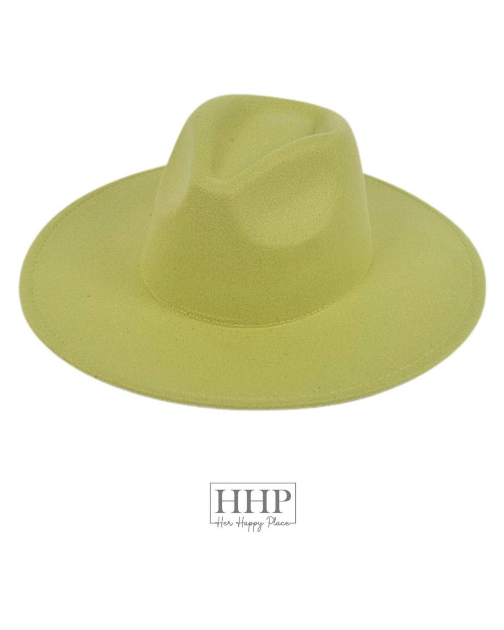 Wide Brim Felt Fedora