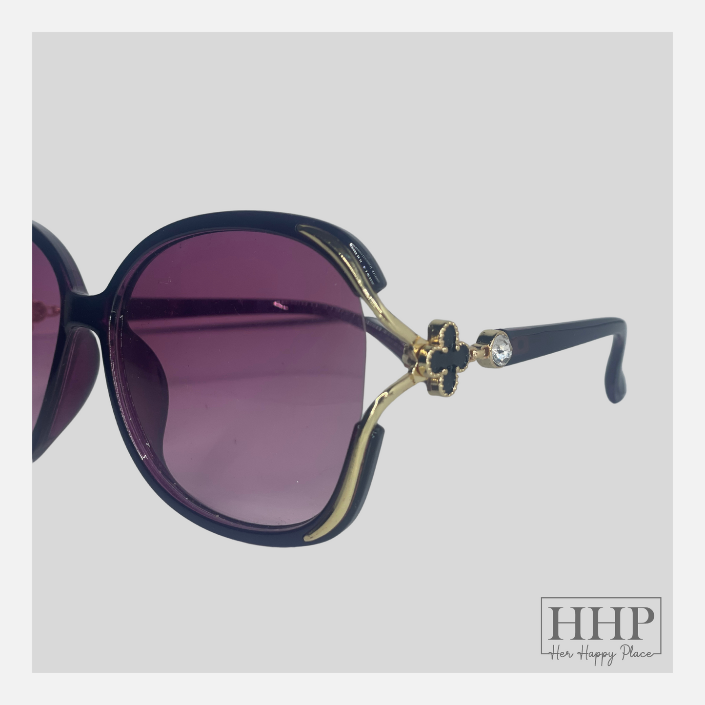 Clover Detail Sunglasses