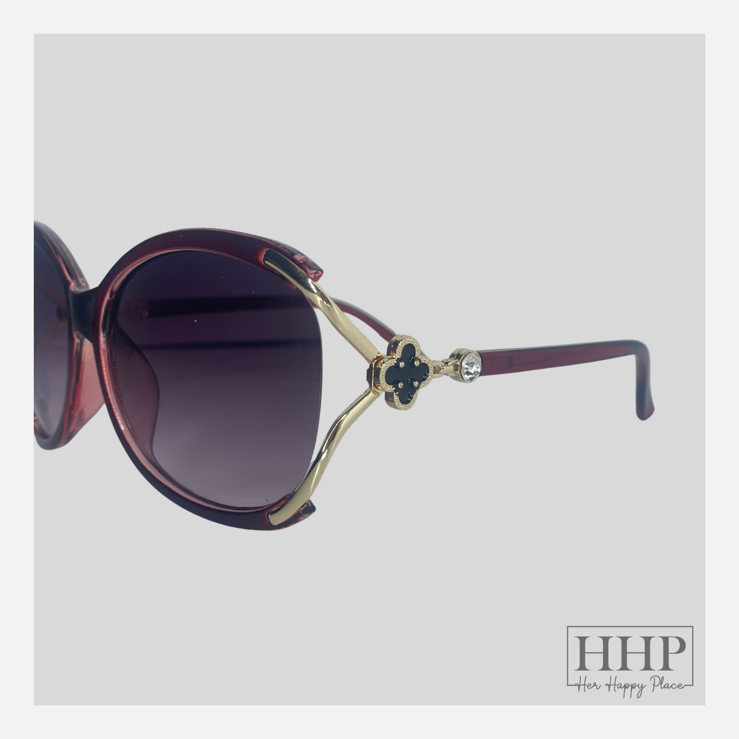 Clover Detail Sunglasses