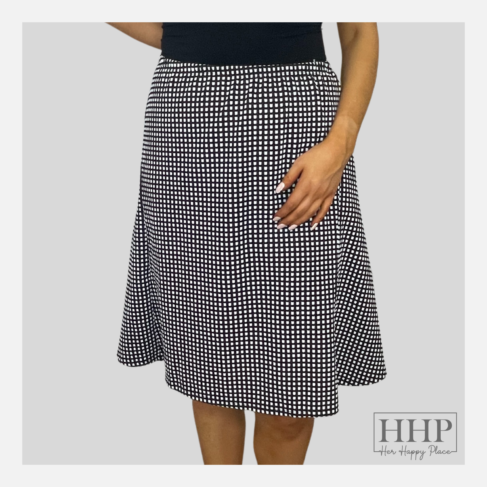 A-Line Plus Size Skirt