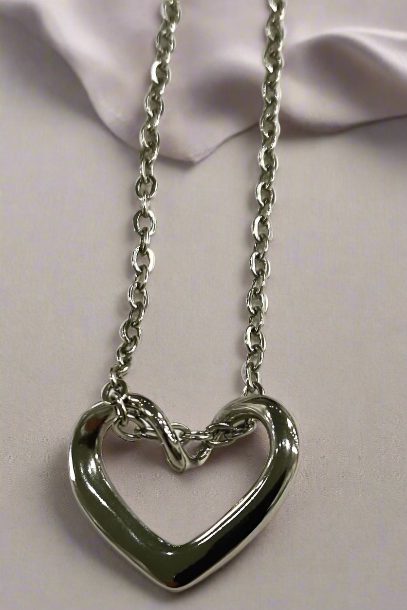 Stainless Steel Heart Necklace