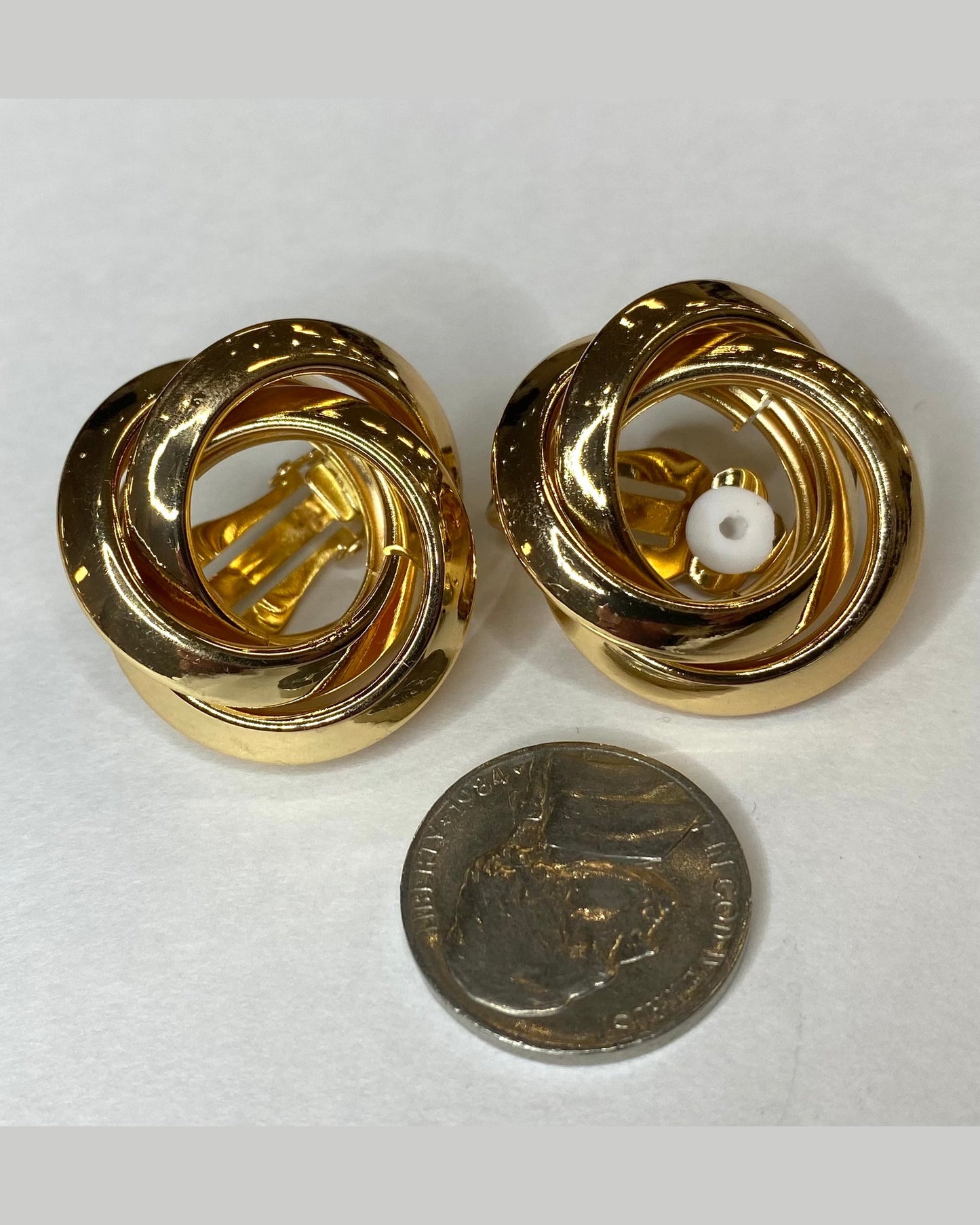Spiral Clip Earrings