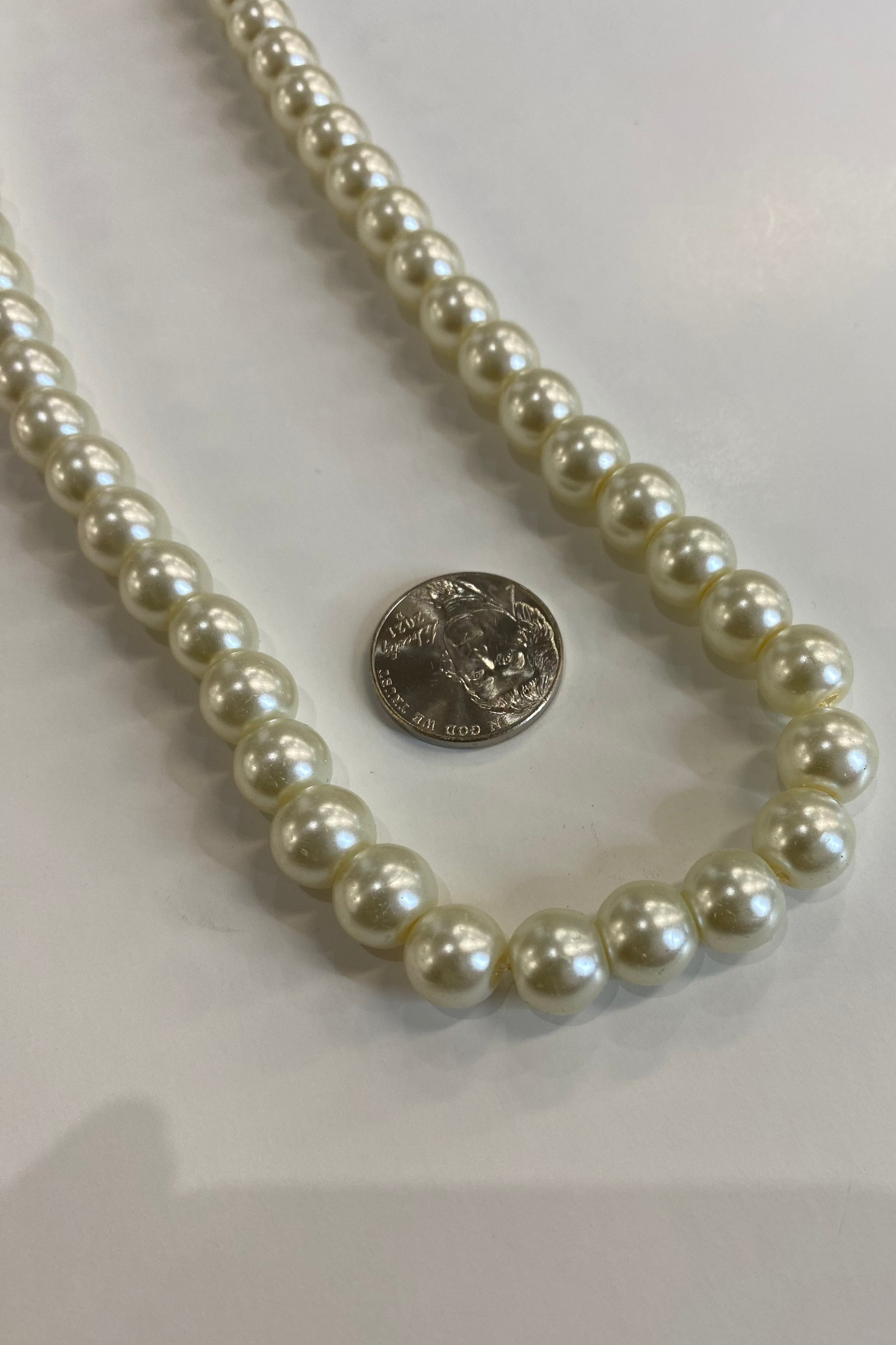 Faux Pearl Necklace Set