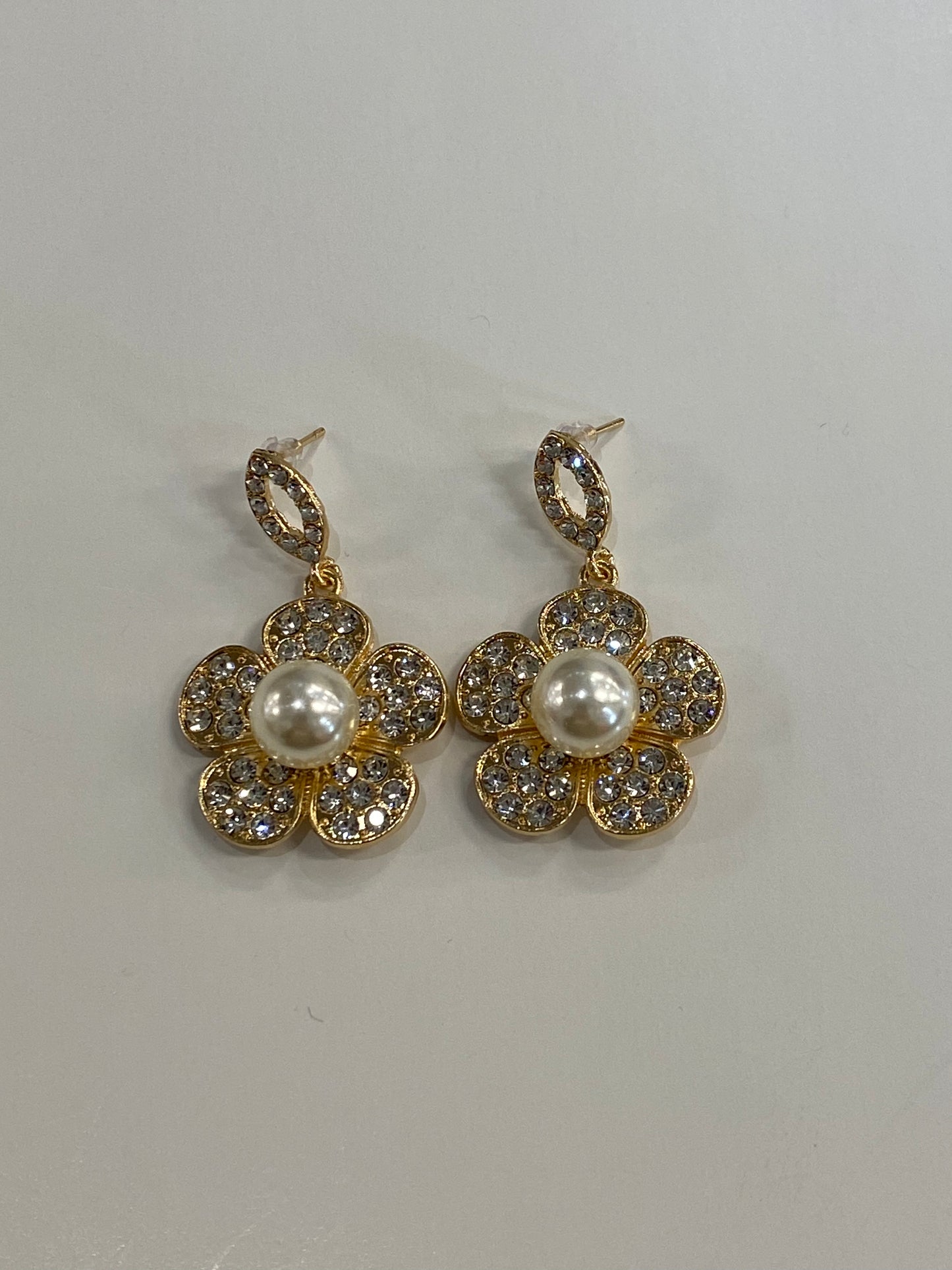 Pearl Flower Earrings