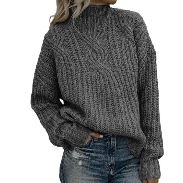 Cable Detail Sweater - One Size