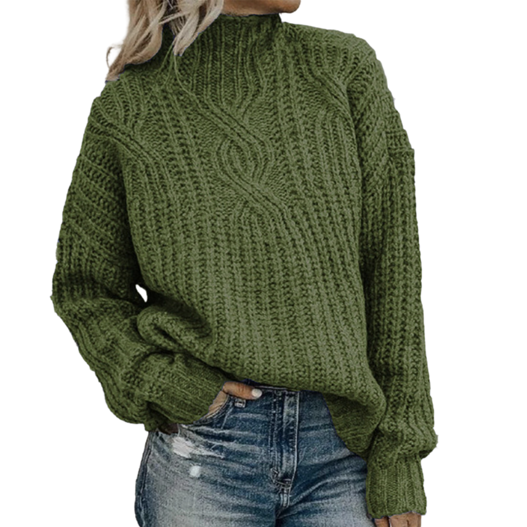 Cable Detail Sweater - One Size