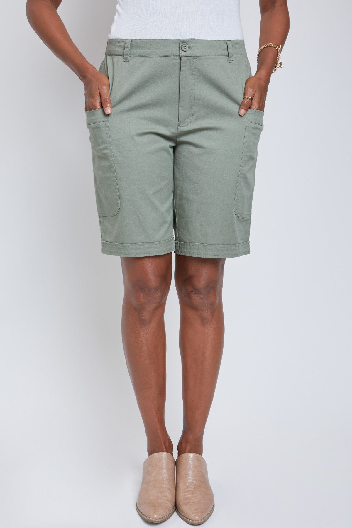 Wide Leg Bermuda Short