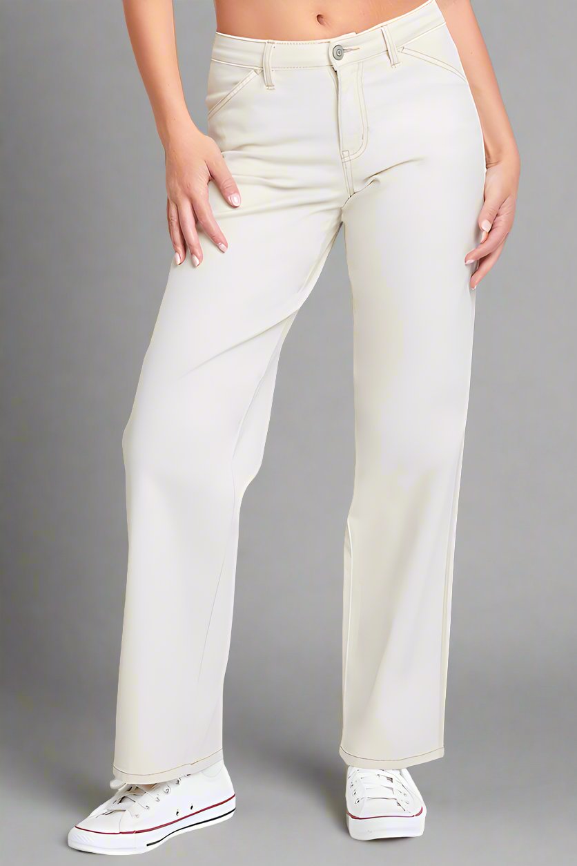 Mid-Rise Carpenter Pants