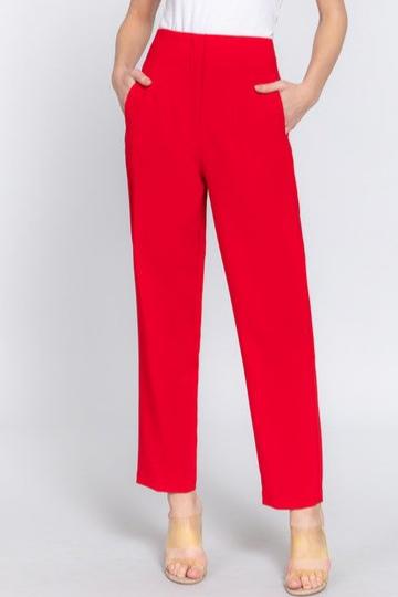 High Waist Barrel Trouser