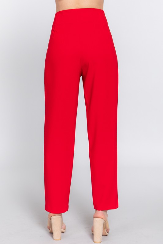 High Waist Barrel Trouser