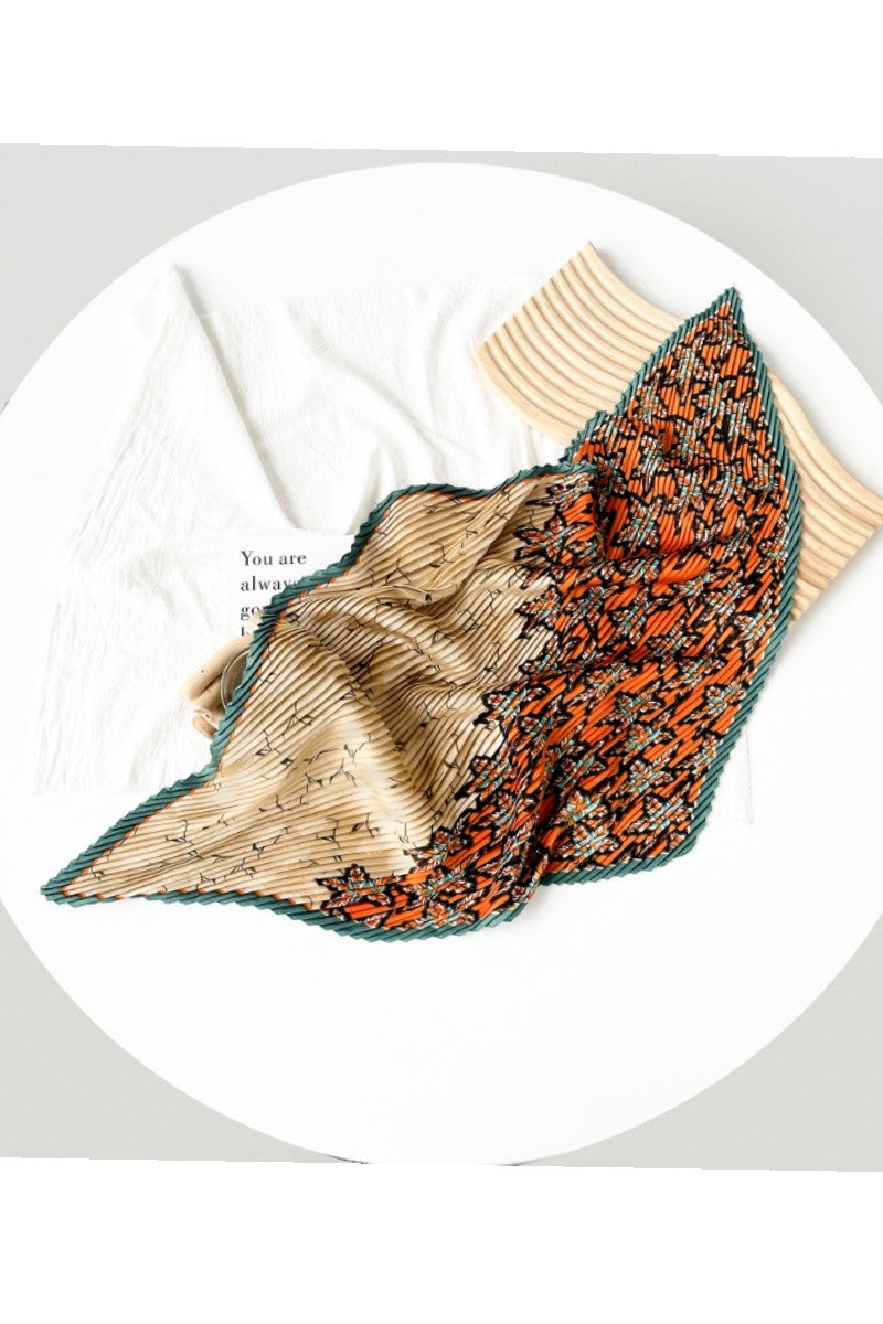 Pleated Scarf Collar