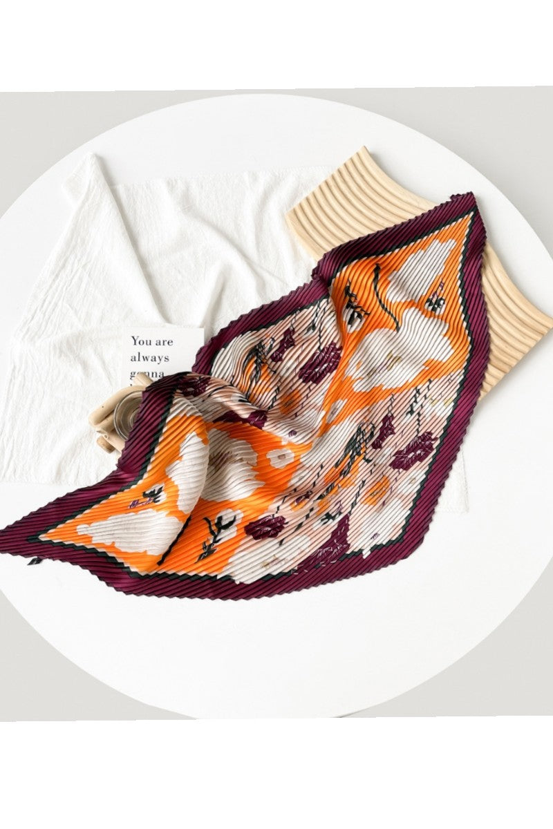 Pleated Scarf Collar
