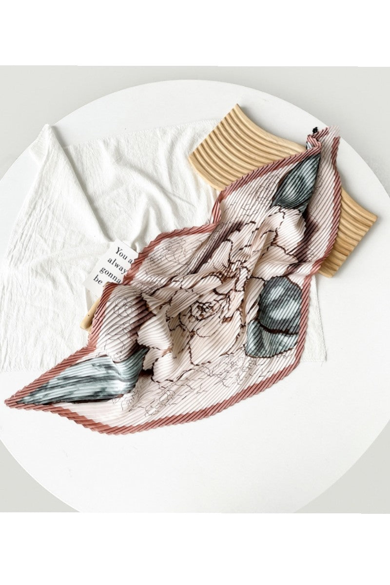 Pleated Scarf Collar