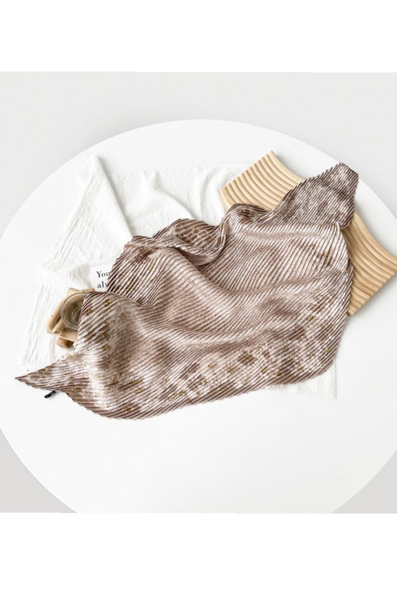 Pleated Scarf Collar