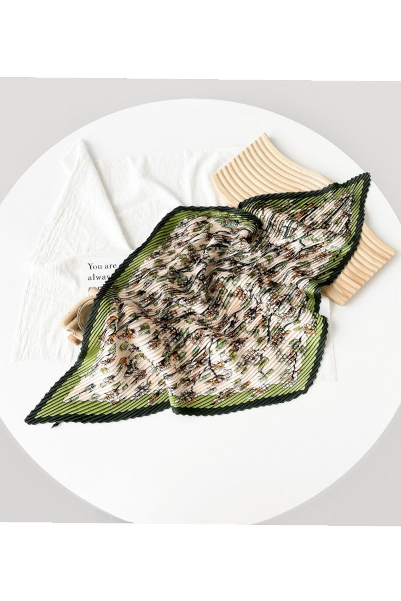 Pleated Scarf Collar