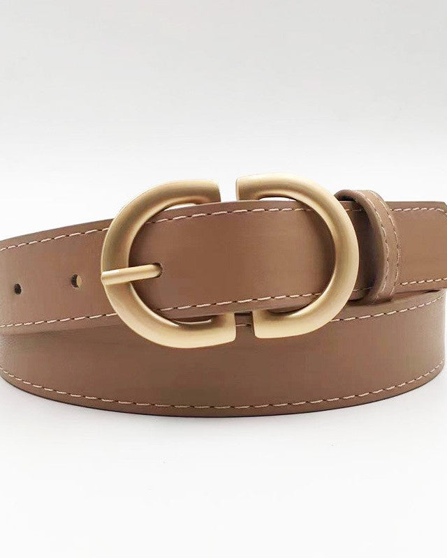 Gold Buckle Jean Belt