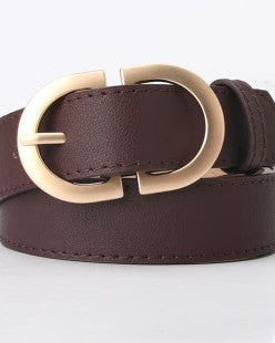 Gold Buckle Jean Belt