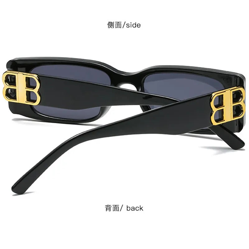 Golden Edge Statement Sunglasses
