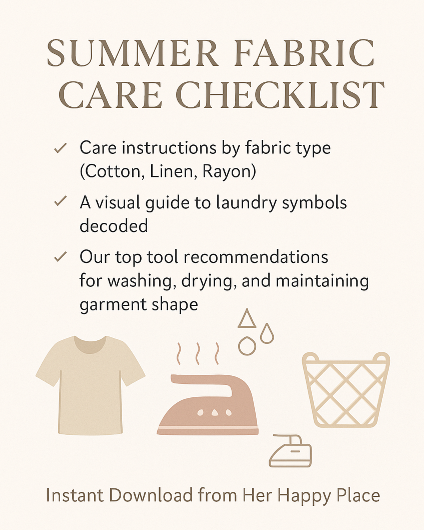 Free Download: Summer Fabric Care Guide