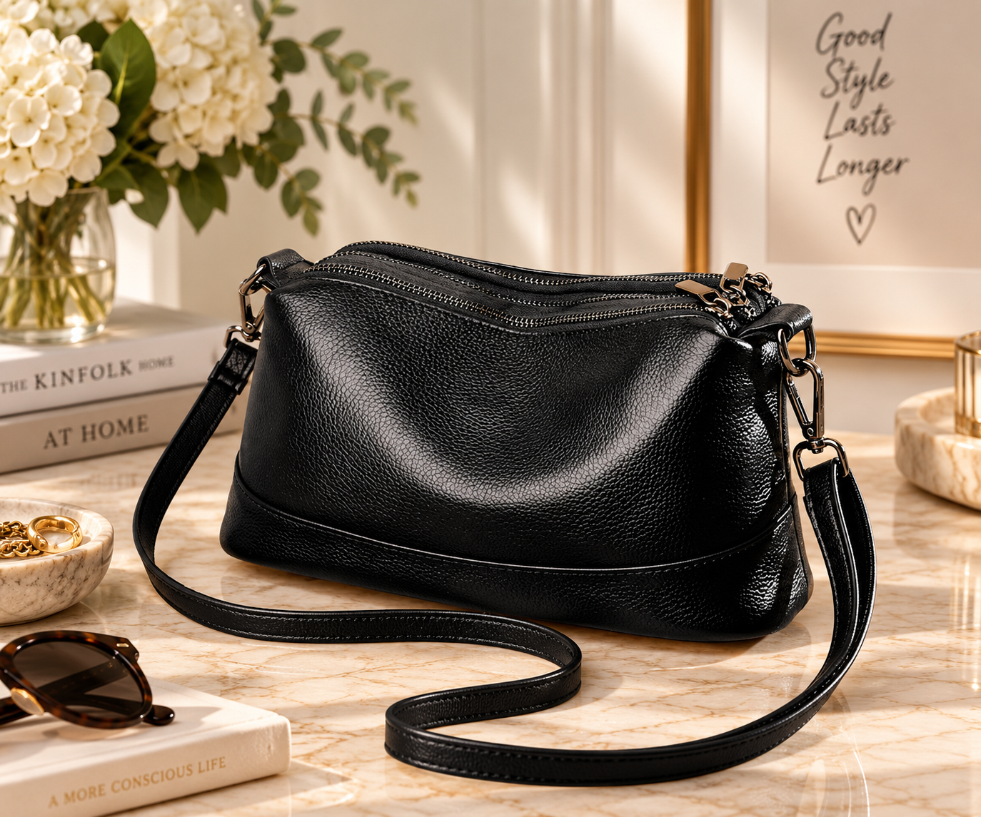 Everyday Genuine Leather Crossbody Bag
