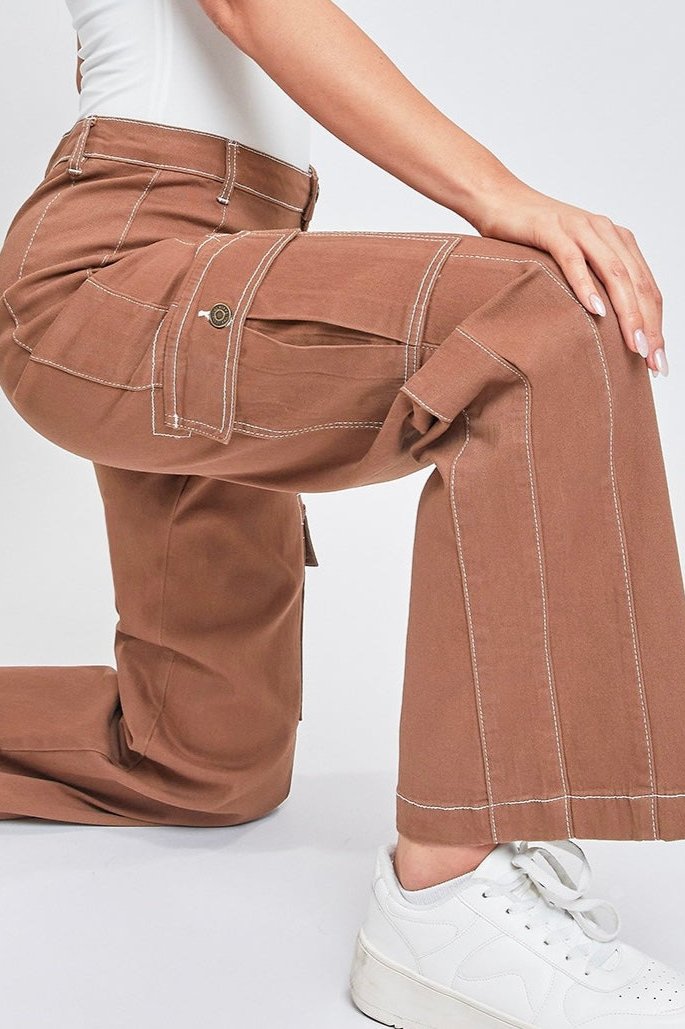 Wide Leg Cargo Pants