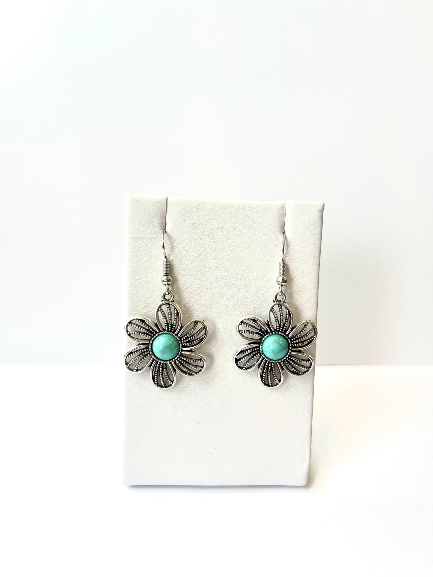 Turquoise Inset Earrings