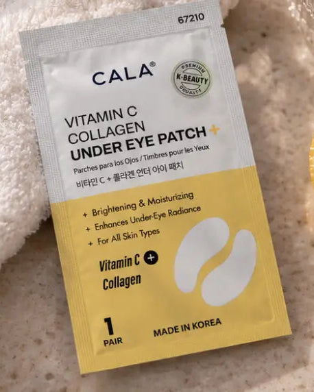 CALA Vitamin C + Collagen Under Eye Patches | Brightening & Moisturizing