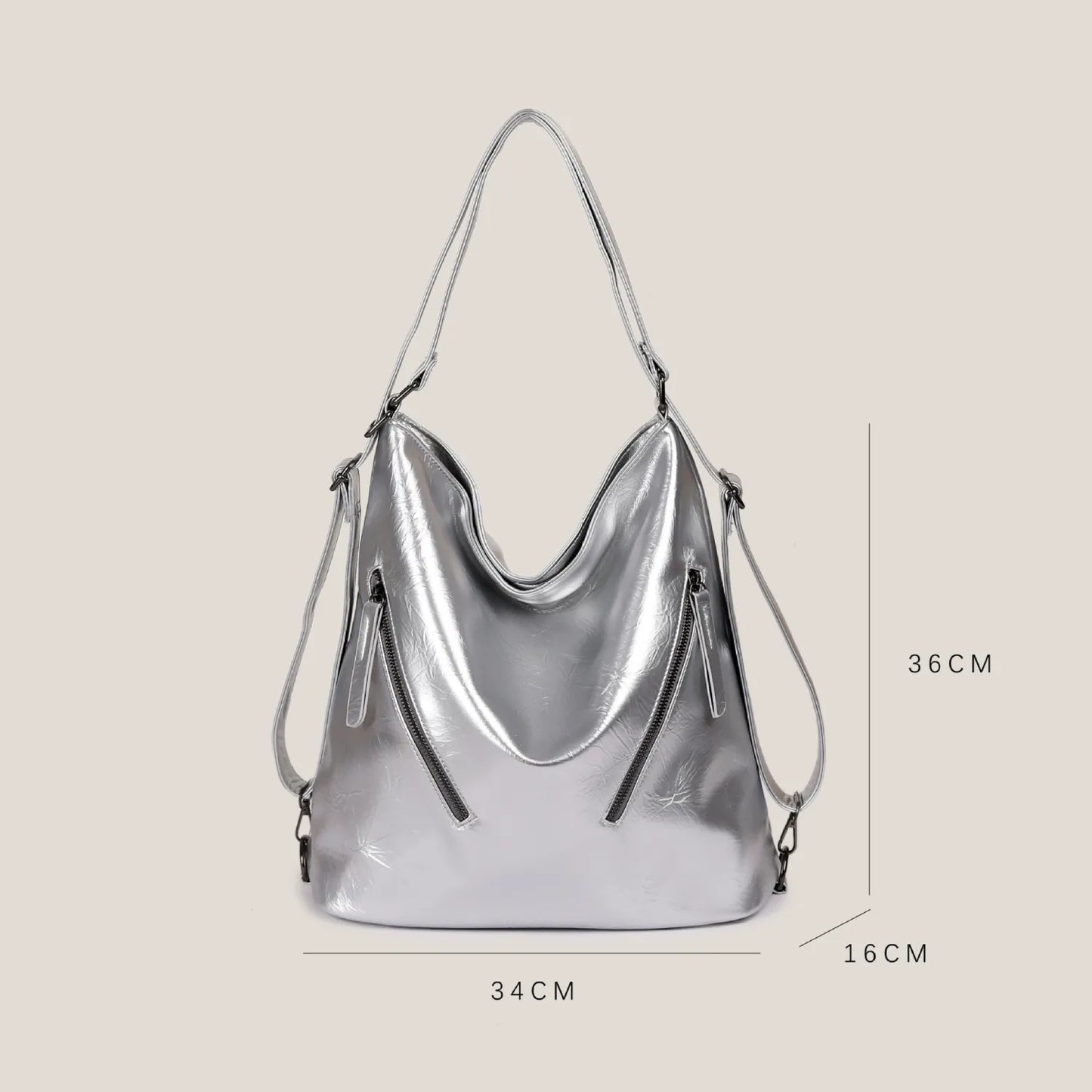 Leather Convertible Bag