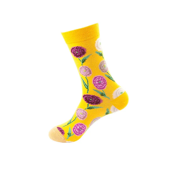 Floral Tube Socks