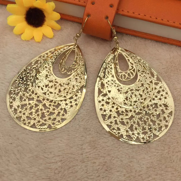 Filigree Teardrop Earrings