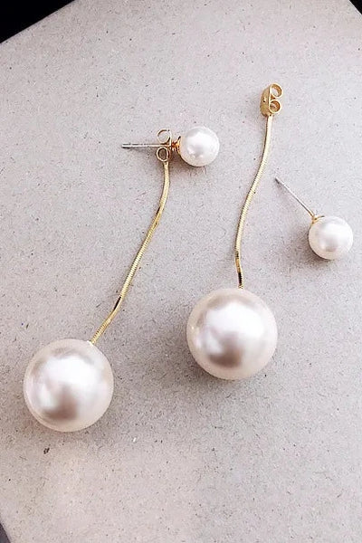 Pearl and Chain Earring