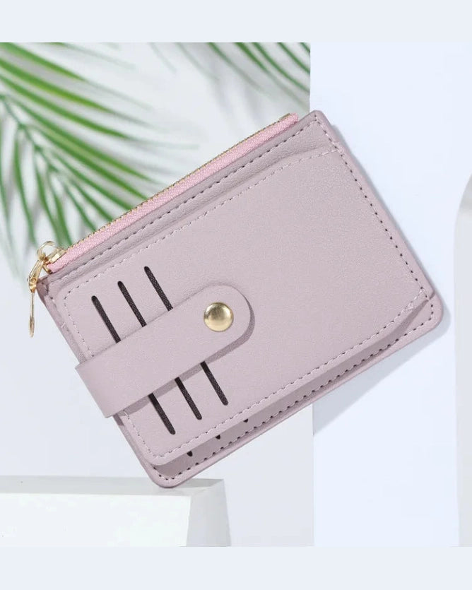 Compact Card Wallet Compact Carry Card Wallet – Slim Everyday Wallet | Her Happy Place