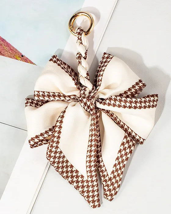Scarf Bow Bag Charm & Keychain