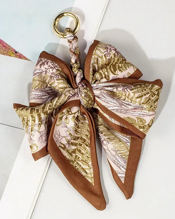 Scarf Bow Bag Charm & Keychain