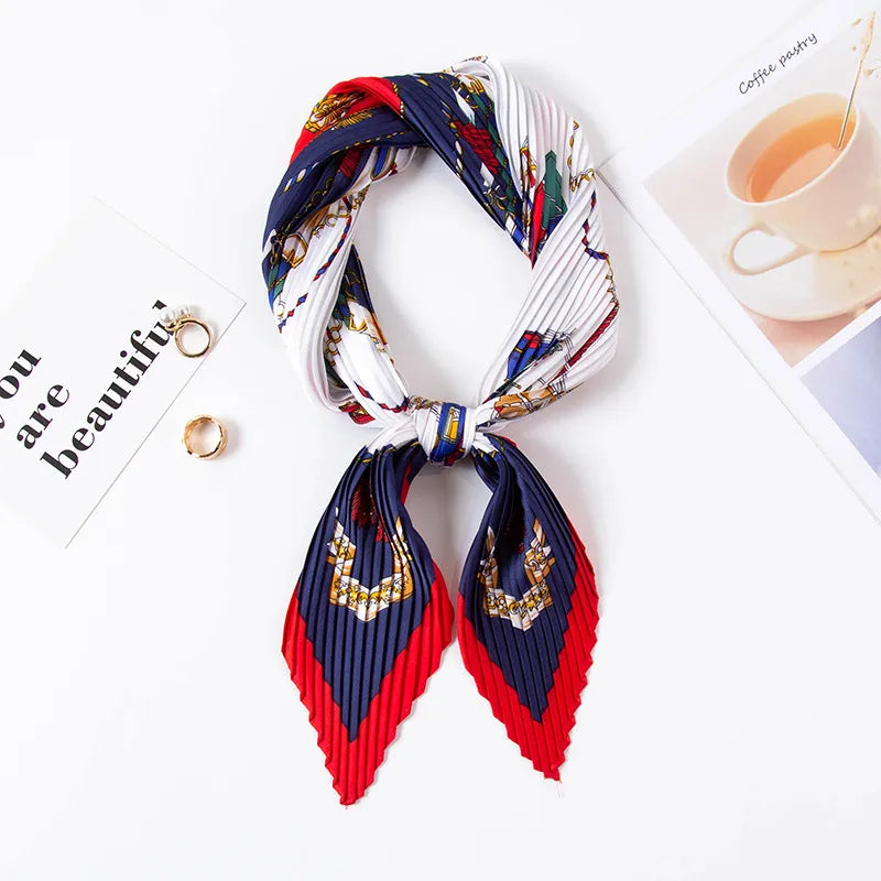 Pleated Scarf Collar