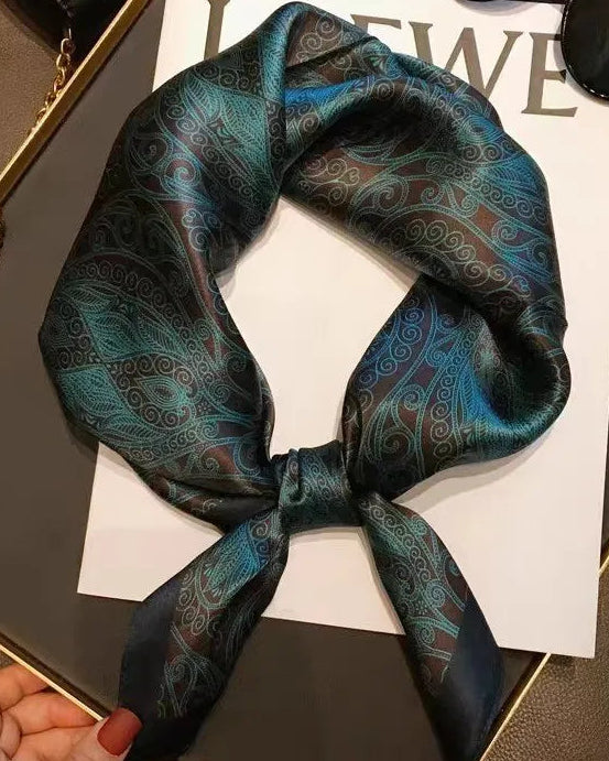 Polished Paisley Square Scarf