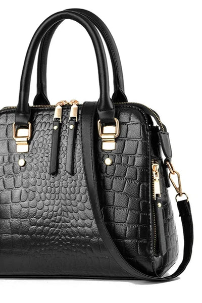 Crocodile Texture Hand Bag