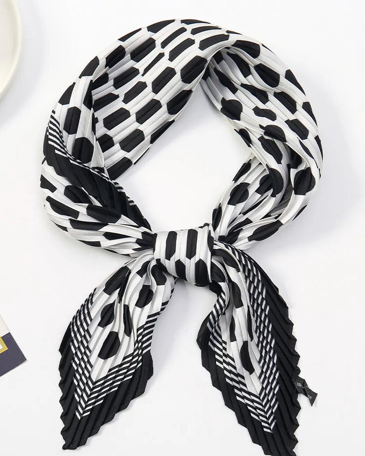 Pleated Scarf Collar