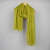 Linen and Cotton Blend Gauze Scarf