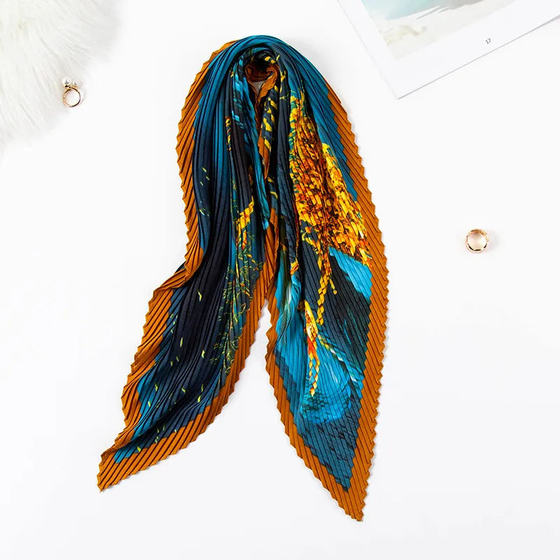 Pleated Scarf Collar
