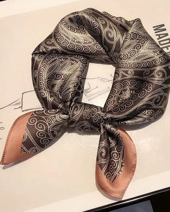 Polished Paisley Square Scarf