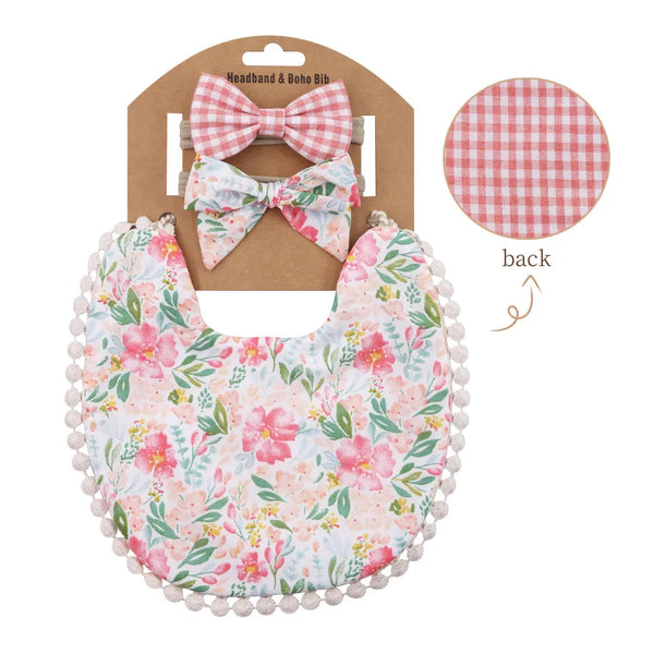 Reversable Bib and Bow Set