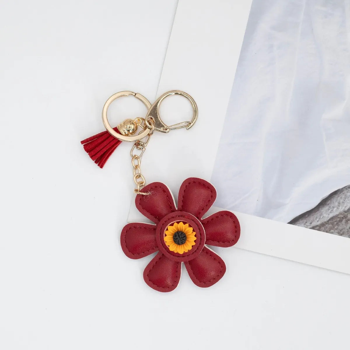 Sunflower Bag Charm & Keychain