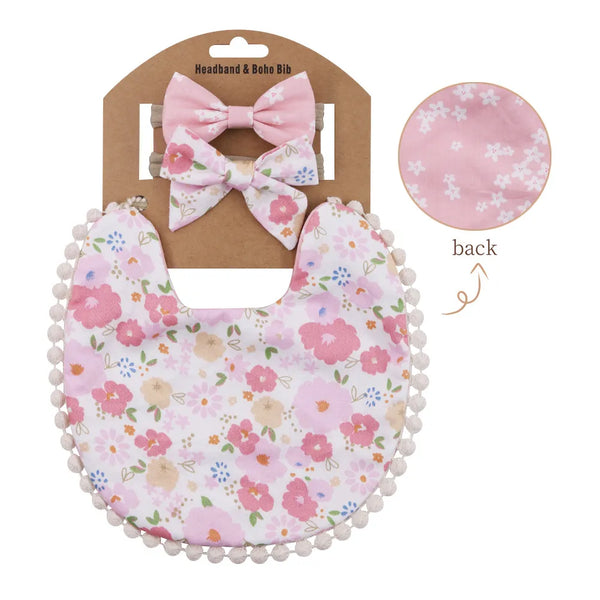 Reversable Bib and Bow Set