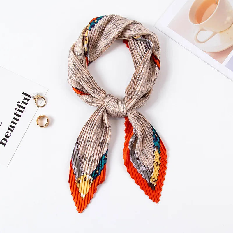 Pleated Scarf Collar