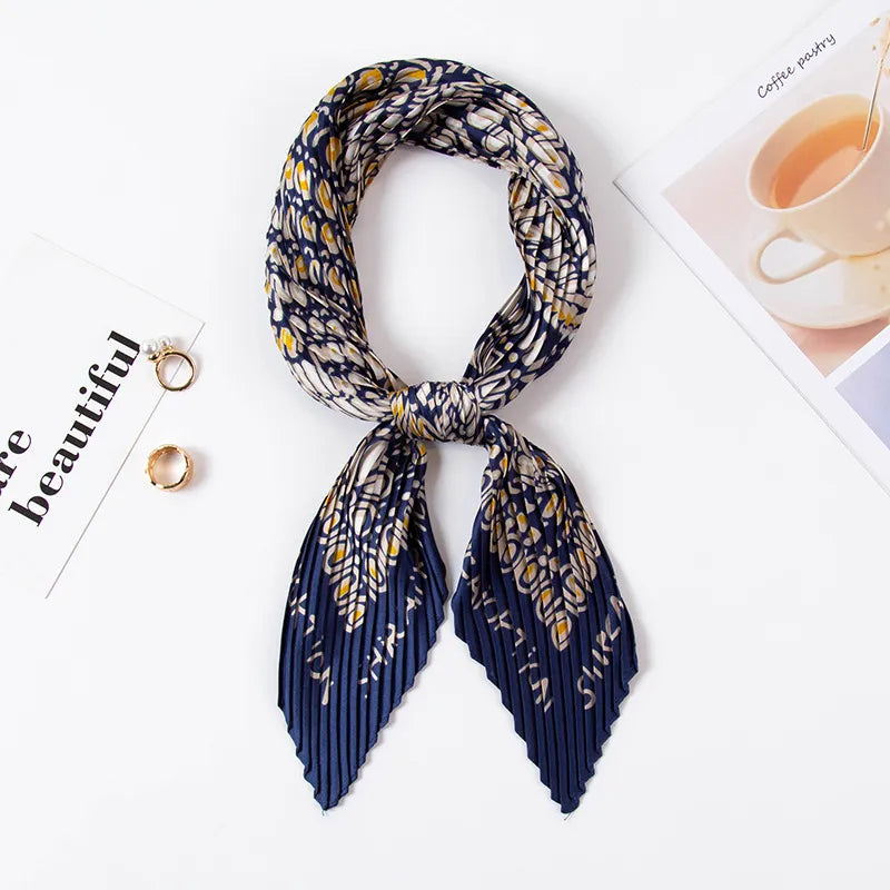 Pleated Scarf Collar