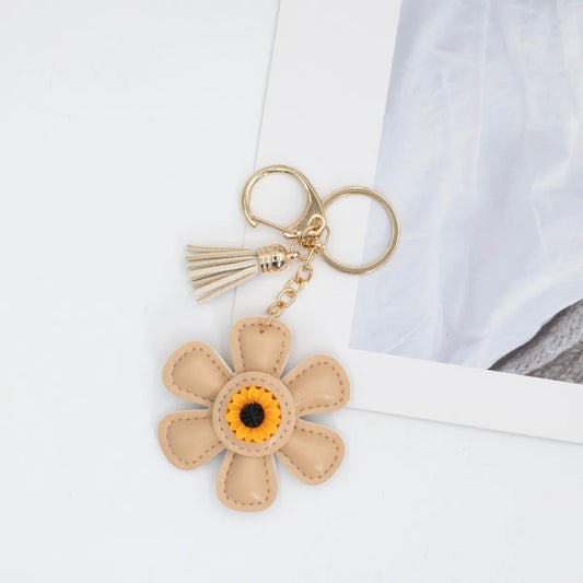 Sunflower Bag Charm & Keychain